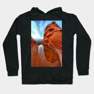 Reflections At The Wave Hoodie